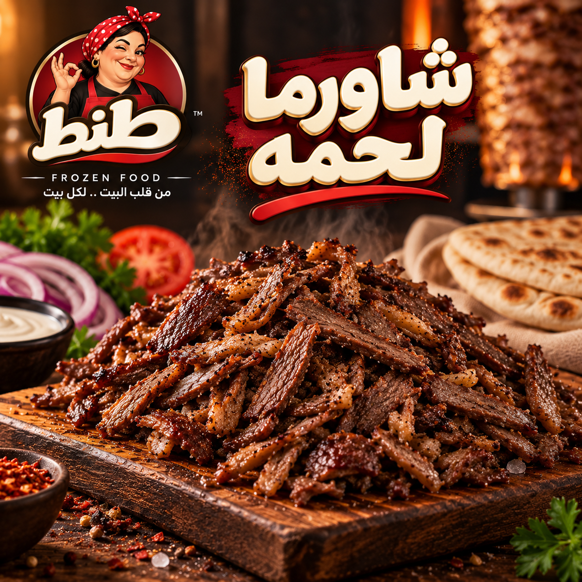 شاورما لحمة